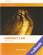 Cover of Contract Law Textbook (Book & eBook Pack)
