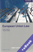 Cover of European Union Law (Book & eBook Pack)
