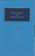 Cover of Human Rights and Criminal Justice