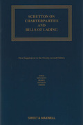 Cover of Scrutton on Charterparties and Bills of Lading 22nd ed: 1st Supplement