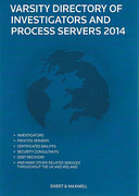 Cover of Varsity Directory of Investigators and Process Servers 2014