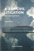 Cover of A-Z of Civil Litigation