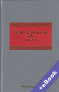 Cover of Clerk & Lindsell On Torts (Book & eBook Pack)