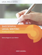 Cover of Successful Legal Writing