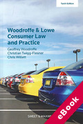 Cover of Woodroffe and Lowe's Consumer Law and Practice (eBook)