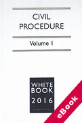 Cover of The White Book Service 2016: Civil Procedure Volumes 1 & 2 (eBook)