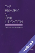 Cover of The Reform of Civil Litigation (Book & eBook Pack)