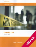 Cover of Textbook Series: Criminal Law (eBook)
