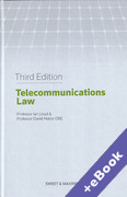 Cover of Telecommunications Law (Book & eBook Pack)
