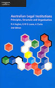 Cover of Australian Legal Institutions: Principles, Structure and Organisations
