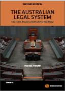 Cover of The Australian Legal System: History, Institutions and Method