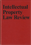 Cover of Intellectual Property Law Review: Bound Volumes Only