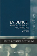 Cover of Evidence: Principles, Policy and Practice