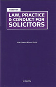 Cover of Law, Practice &#38; Conduct for Solicitors