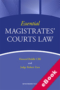 Cover of Essential Magistrates' Courts Law (eBook)