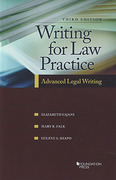 Cover of Writing for Law Practice: Advanced Legal Writing