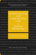 Cover of International and Comparative Law: A Personal Bibliography