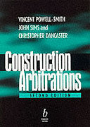 Cover of Construction Arbitrations