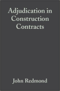 Cover of Adjudication in Construction Contracts