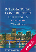 Cover of International Construction Contracts: A Handbook (eBook)