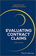 Cover of Evaluating Contract Claims