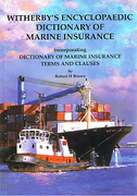 Cover of Witherby's Encyclopaedic Dictionary of Marine Insurance